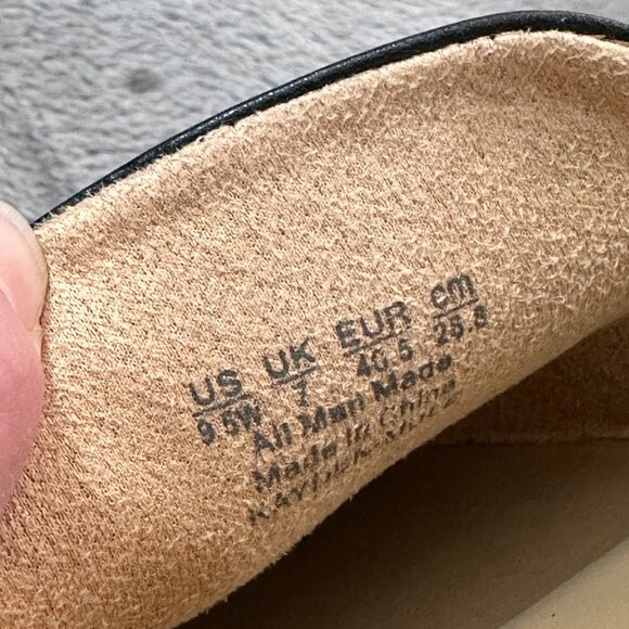 Naturalizer 9.5 Wide Black Slip On Mules Shoes Kayden Horsebit - Picture 6 of 6